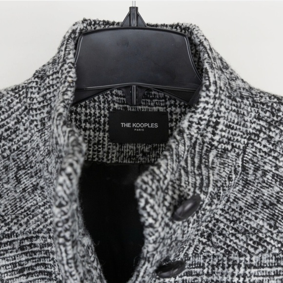 The Kooples BLACK WOOL COAT - Picture 8 of 12